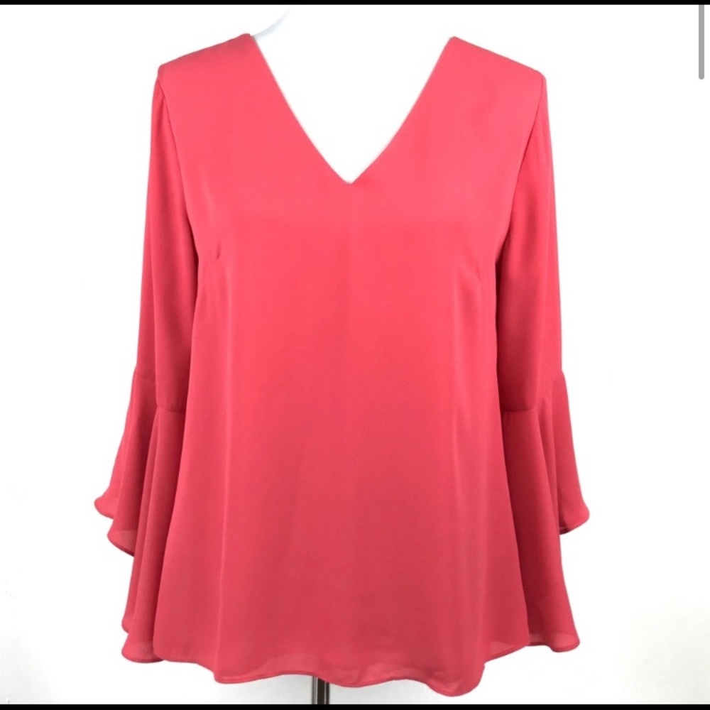NWT White House Black Market Elsa Drape Blouse 10